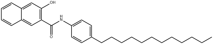 2-萘甲酰胺, N-(4-十二烷基苯基)-3-羟基- 结构式