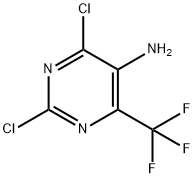 5-Amino-2,4-dichloro-6-(trifluoromethyl)pyrimidine 结构式