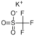 三氟甲烷磺酸钾 结构式