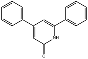 4,6-二苯基-2(1H)-吡啶酮 结构式