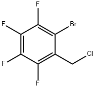 2-溴-3,4,5,6-四氟氯苄 结构式