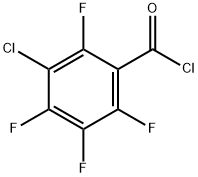 3-氯-2,4,5,6-四氟苯甲酰氯 结构式