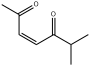 3-Heptene-2,5-dione, 6-methyl-, (3Z)- (9CI) 结构式