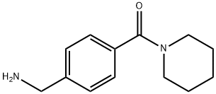[4-(氨基甲基)苯基]-哌啶-1-基-甲酮 结构式