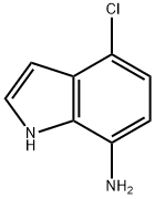 7-氨基-4-氯-吲哚 结构式