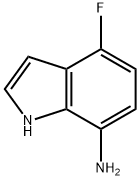 4-氟-7-氨基-吲哚 结构式