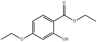 4-乙氧基-2-羟基苯甲酸乙酯 结构式