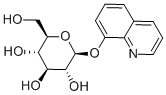 8-羟基喹啉基-Β-D-吡喃葡萄糖苷 结构式