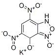 1,4-dihydro-5,7-dinitrobenzofurazan-4-ol 3-oxide, potassium salt 结构式