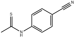 N-(4-CYANOPHENYL)ETHANETHIOAMIDE 结构式