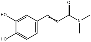 2-Propenamide, 3-(3,4-dihydroxyphenyl)-N,N-dimethyl- (9CI) 结构式