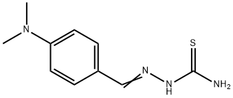 2-(4-(二甲氨基)苄亚基)肼-1-碳硫酰胺 结构式