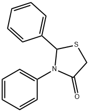 2,3-Diphenylthiazolidin-4-one 结构式