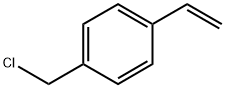 聚(对乙烯基苄基氯) 结构式