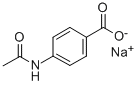 p-Acetylaminobenzoic acid sodium salt 结构式