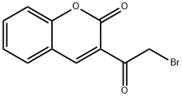 3-(溴乙酰基)香豆素 结构式