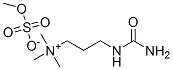 3-[(aminocarbonyl)amino]propyltrimethylammonium methyl sulphate 结构式