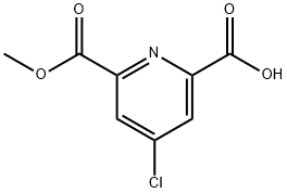 4-氯-6-(甲氧羰基)皮考啉酸 结构式