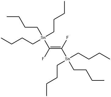 (E)-双(三正丁锡基)-1,2-二氟乙烯 结构式