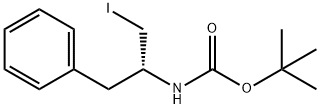 N-[(1R)-1-(IodoMethyl)-2-phenylethyl]carbaMic Acid 1,1-DiMethylethyl Ester 结构式