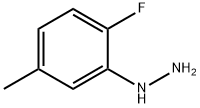 Hydrazine, (2-fluoro-5-methylphenyl)- (9CI) 结构式