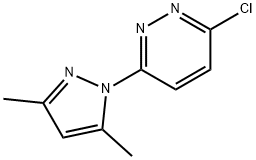 3-氯-6-(3,5-二甲基-1H-吡唑-1-基)哒嗪 结构式