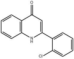 2-(2-CHLORO-PHENYL)-1H-QUINOLIN-4-ONE 结构式