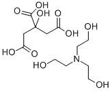 三乙醇胺柠檬酸酯 结构式