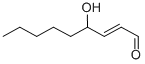 4-hydroxy-2-nonenal 结构式