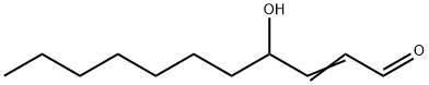 4-hydroxy-2-undecenal 结构式