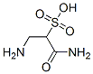 2-amino-1-carbamoyl-ethanesulfonic acid 结构式