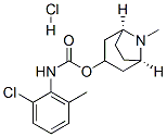 [(1R,5S)-8-methyl-8-azabicyclo[3.2.1]oct-3-yl] N-(2-chloro-6-methyl-ph enyl)carbamate hydrochloride 结构式