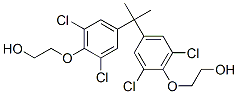 2-[2,6-dichloro-4-[2-[3,5-dichloro-4-(2-hydroxyethoxy)phenyl]propan-2- yl]phenoxy]ethanol 结构式
