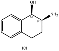 (1R,2S)-顺式-2-氨基-1,2,3,4-四氢-1-萘酚 盐酸盐 结构式