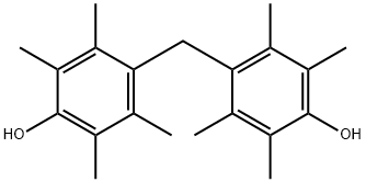 4,4'-Methylenebis(2,3,5,6-tetramethylphenol) 结构式