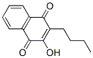 2-Butyl-3-hydroxy-1,4-naphthoquinone 结构式