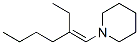 1-(2-ETHYL-1-HEXENYL)-PIPERIDINE 结构式