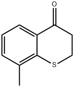 2,3-Dihydro-8-methyl-4H-1-benzothiopyran-4-one 结构式