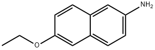 2-氨基-6-乙氧基萘 结构式
