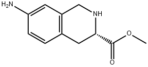 3-Isoquinolinecarboxylicacid,7-amino-1,2,3,4-tetrahydro-,methylester,(3S)-(9CI) 结构式