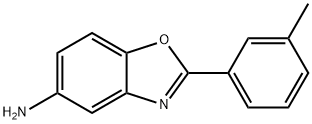 2-(间甲苯基)-1,3-苯并恶唑-5-胺 结构式
