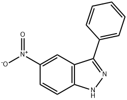 5-硝基-3-苯基-1H-吲唑 结构式