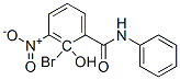 2BROMO3NITROSALICYLANILIDE 结构式