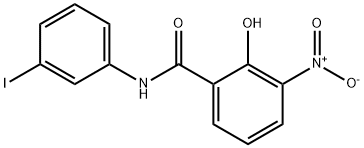 3IODO3NITROSALICYLANILIDE 结构式