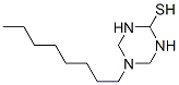 tetrahydro-5-octyl-1,3,5-triazine-2-thiol  结构式