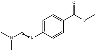 Benzoic acid, 4-[[(dimethylamino)methylene]amino]-, methyl ester (9CI) 结构式