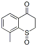 2,3-Dihydro-8-methyl-4H-1-benzothiopyran-4-one 1-oxide 结构式