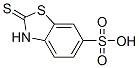2,3-dihydro-2-thioxobenzothiazole-6-sulphonic acid 结构式