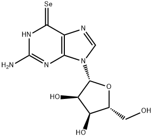 6-SELENOGUANOSINE 结构式