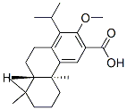 3-Phenanthrenecarboxylic acid, 4b,5,6,7,8,8a,9,10-octahydro-2-methoxy-4b,8,8-trimethyl-1-(1-methylethyl)-, (4bS,8aS)- 结构式